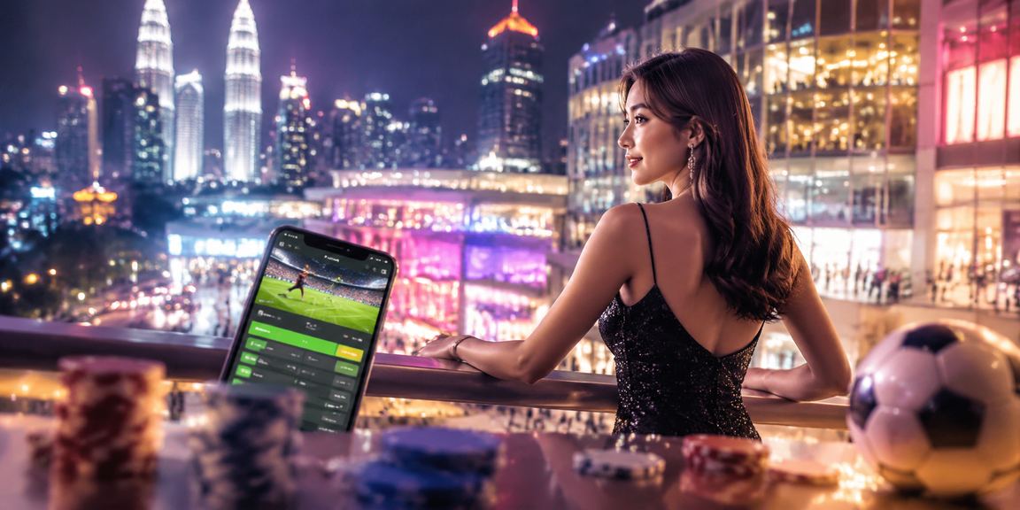 Paparan pertaruhan sukan digital di Kuala Lumpur dengan antaramuka jelas